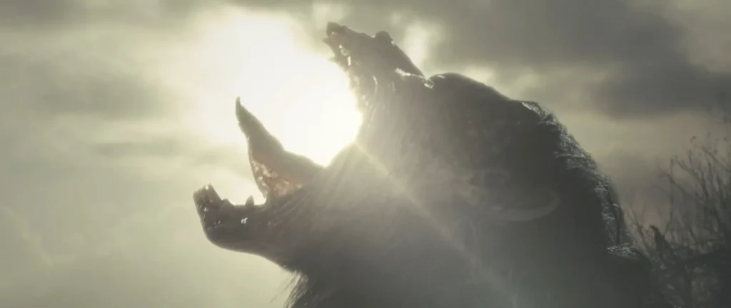 The cycle werewolf roaring