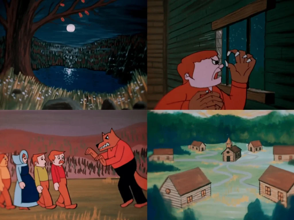 The enchanted village - the first animated werewolf movie